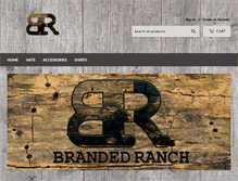 Tablet Screenshot of brandedranch.com